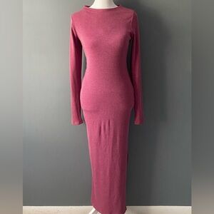 VICI knit women’s size S maxi dress pink